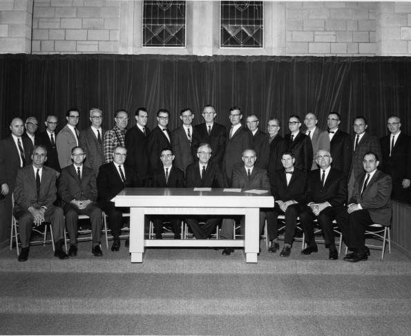 [Members of the  Everyman  Canvass Committee of Pioneer Memorial Church]