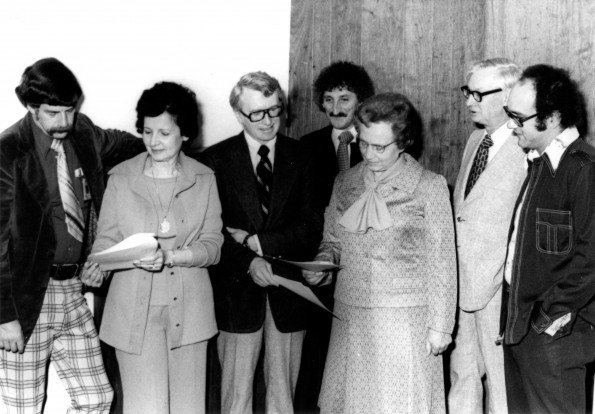 [The Community members and James White Library staff that coordinated the new Infopass system in the Berrien Springs area]