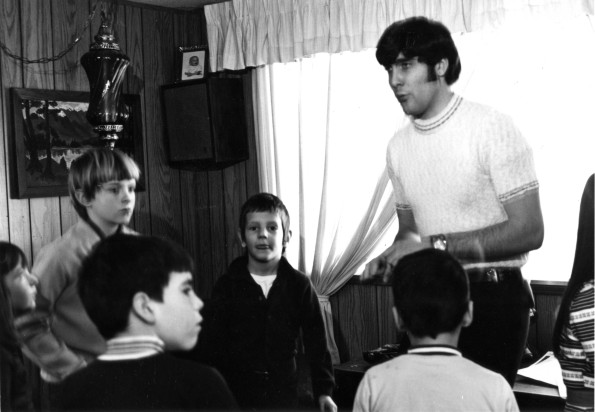 [Andrews Christian Youth Action's Story Hour with children]