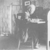 E. J. Waggoner at his desk
