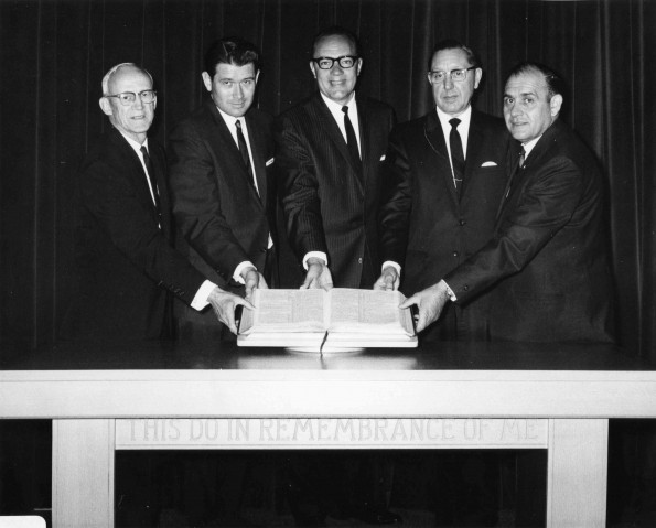 [Gordon Paxton is inducted as associate pastor]