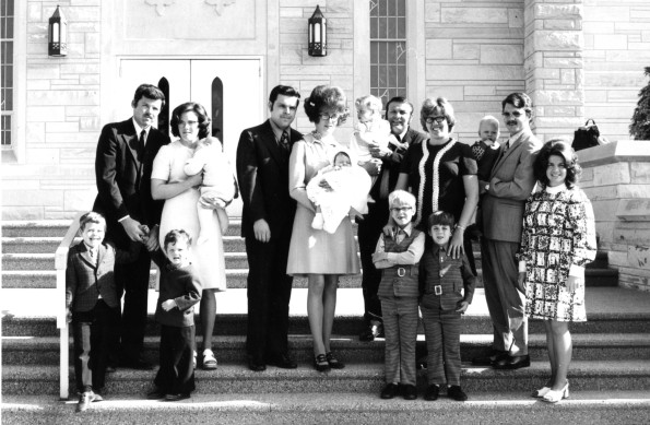 [Baby dedication at Pioneer Memorial Church]