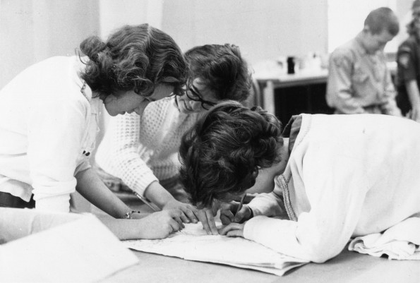 [Pathfinders from Berrien Springs, Michigan working together]