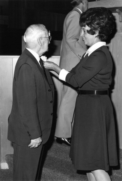 [Senior citizen recognition at Pioneer Memorial Church]