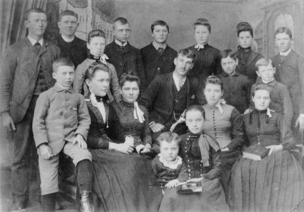 Unknown people associated with the adventist church school in South Stukely, Quebec
