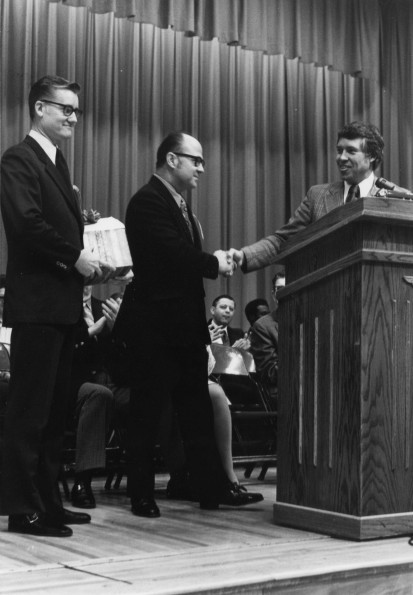 [Martin Fishell announced as the new treasurer of the AU Alumni Association]