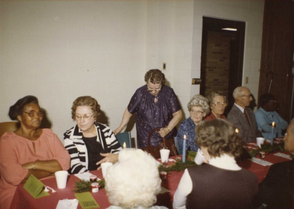 [Senior citizens Christmas party in 1980]