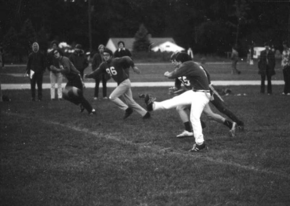 [Andrews University students on a retreat]