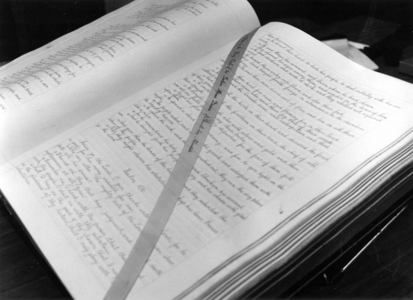 [A handwritten Bible written by the young people of the Southern African Division of the Seventh-day Adventist Church]