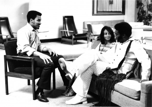 [Larry Gipson with Roy Jefferson and his wife]