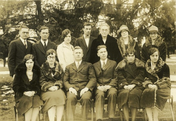 [Emmanuel Missionary College church Sabbath School officers, 1927-1928]