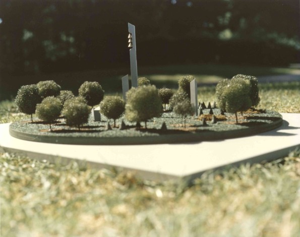 [Preliminary plans for a traffic circle by Pioneer Memorial Church]