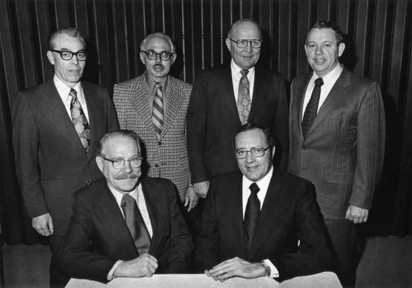 [The directors for the Pioneer Memorial Church campaign for academy building funds]