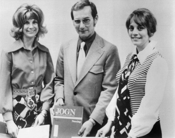 [Gail Taylor Rice and Theresa M. Kaleta receiving awards for editorial excellence]