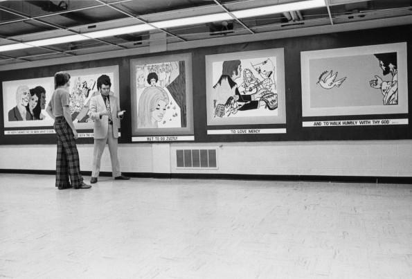 [A new mural at the Spiritual Life Center at Andrews University]