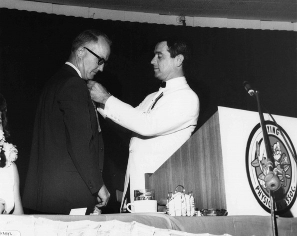 Neal C. Hamel, new elected president of the Flying Physicians As