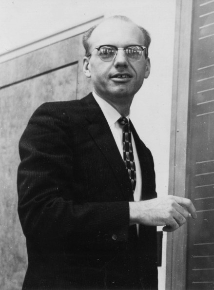 [C. W. Becker teaching class]