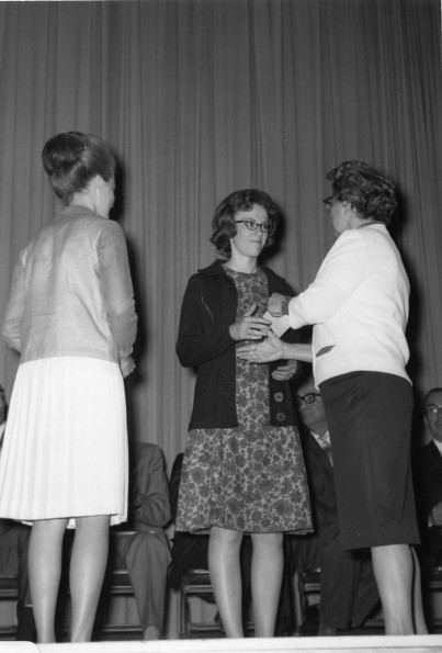 [Merit awards are presented to students of Andrews University]