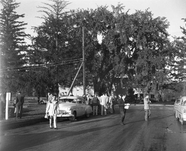 Getting ready to leave for ingathering in 1953