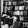 [Elvire Hilgert head of the Cataloging Department in the James White Library]