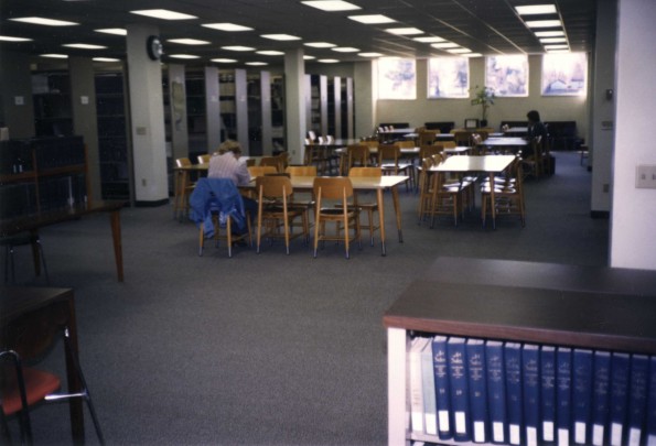 [The Periodical Department in the James White Library]