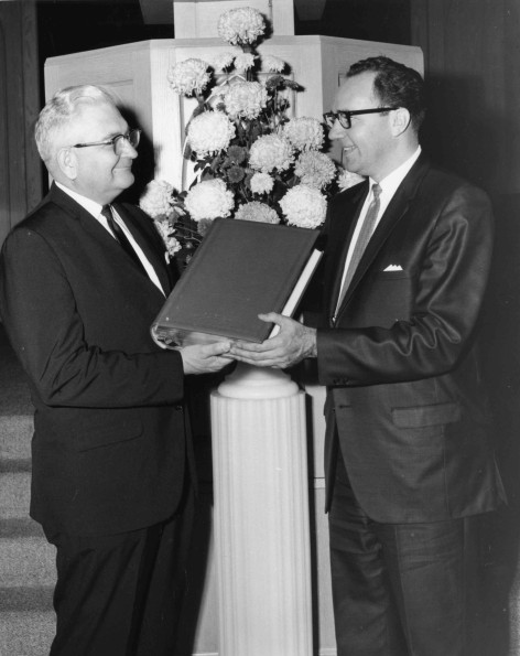 [John Kroncke and elder Morel]