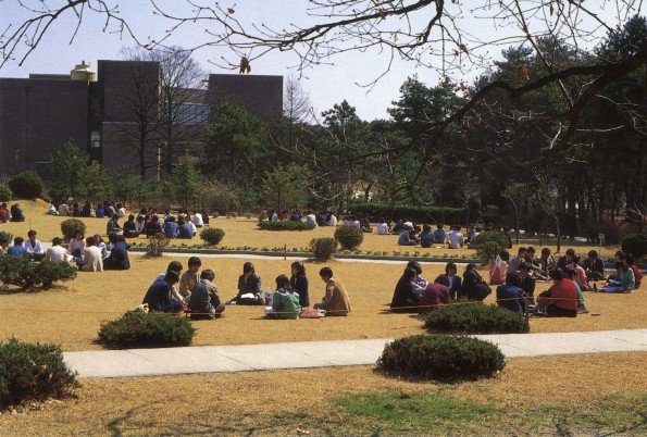 [A prayer band at Sahmyook University in Seoul, South Korea]