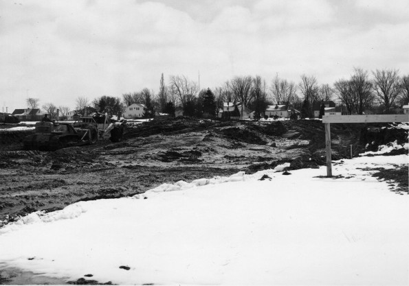 [Breaking ground for construction of the new James White Memorial Library at Andrews University]