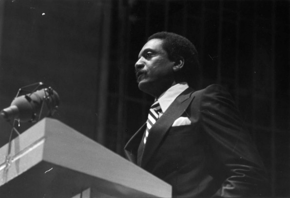 Calvin B. Rock Preaching at Pioneer Memorial Church in Berrien Springs, Michigan