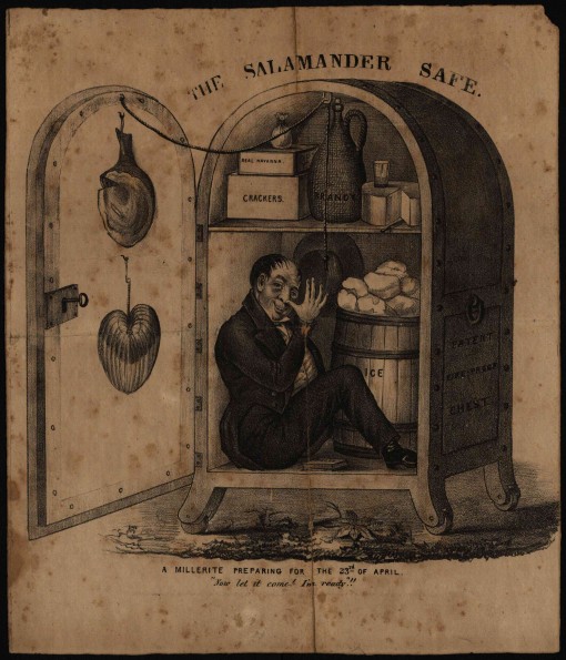 The salamander safe. A millerite preparing for the 23rd of April