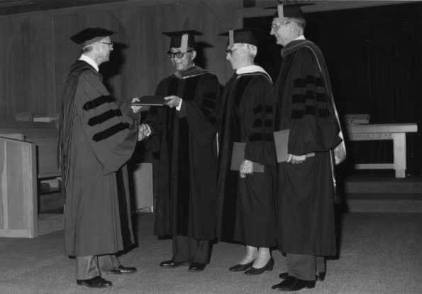 [Honorary doctorate degrees are conferred on notable Seventh-day Adventists]