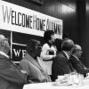 [Elsie Landon Buck addresses the Andrews University Alumni Association]