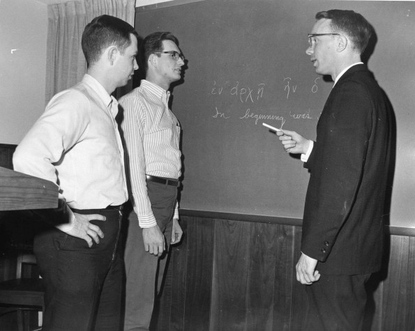 [A Greek class at Emmanuel Missionary College]