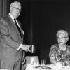 [Harry Moyle Tippett with his wife during Andrews University's 1971 alumni homecoming]