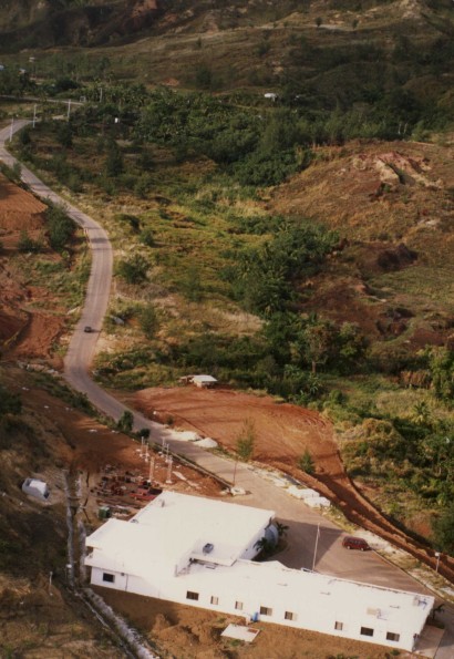 [An Adventist World Radio-Asia building in Guam as seen from tower #3]