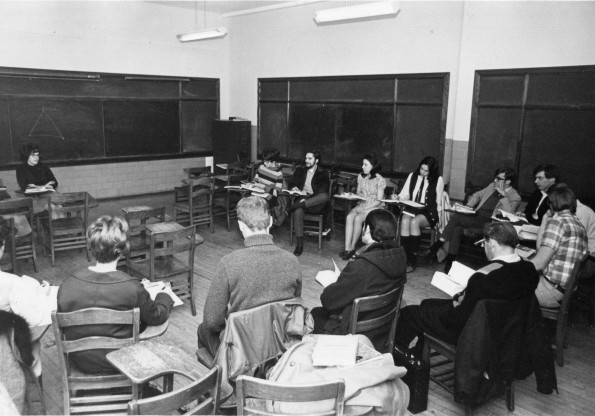 [A class at Andrews University]