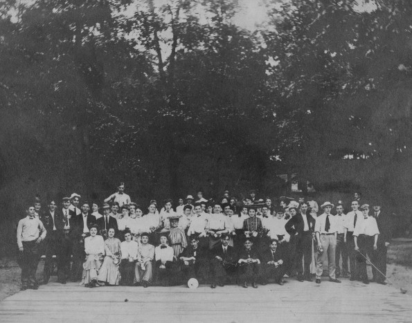 [Group of Seventh-day Adventist youth, ca. 1890s]