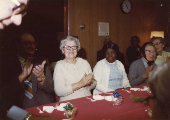 [Senior citizens Christmas party in 1979]
