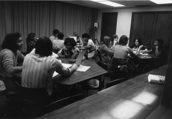 [A behavioral science class at Andrews University]