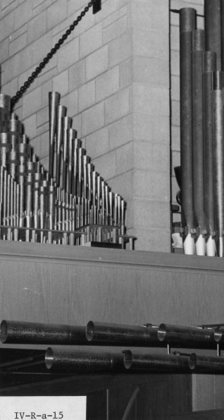 [The new organ in Pioneer Memorial Church]