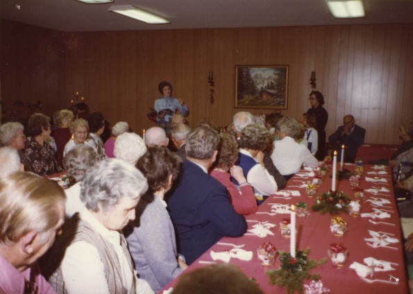 [Senior citizens Christmas party in 1979]