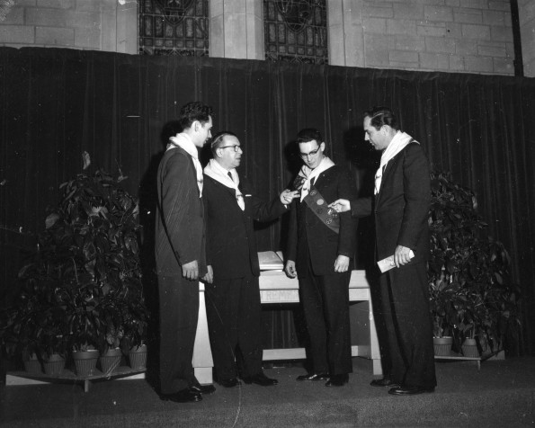 [Pathfinder Investiture held in Pioneer Memorial Church]