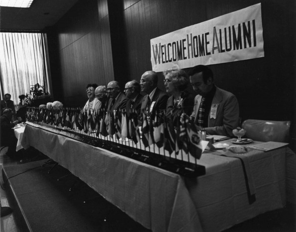 [1974 Andrews University alumni homecoming weekend luncheon]