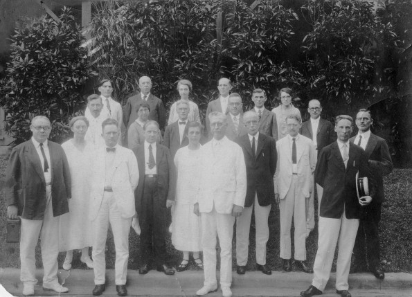 [Group of unknown members of Seventh-day Adventist publishing council in the Caribbean region]