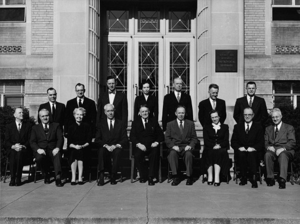 Faculty of the Seventh-day Adventist Theological Seminary in Washington, D.C., 1957