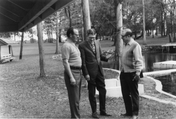 [Wilson J. Trickett and Andrews University alumni at the 1972 AUAA retreat in Florida]