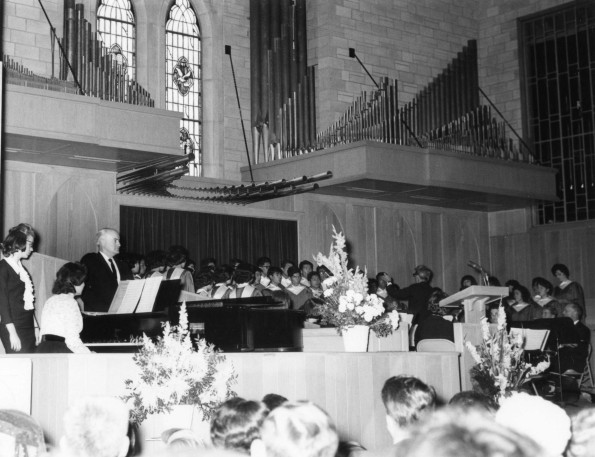 Japan Missionary College Choral Arts Society singing at Andrews University Homecoming service