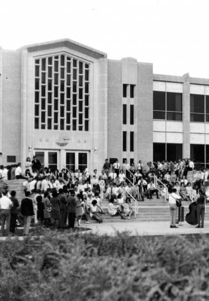 [Friday night vesper service held by Christian Youth Action]