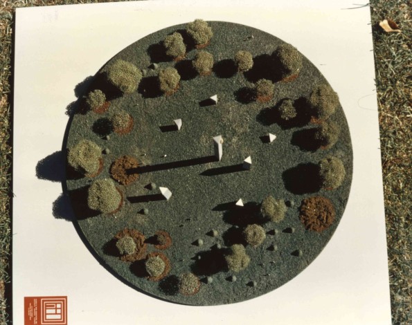 [Preliminary plans for a traffic circle by Pioneer Memorial Church]