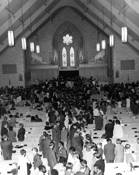 [Rededication of congregation after sermon by Mike Stevenson]